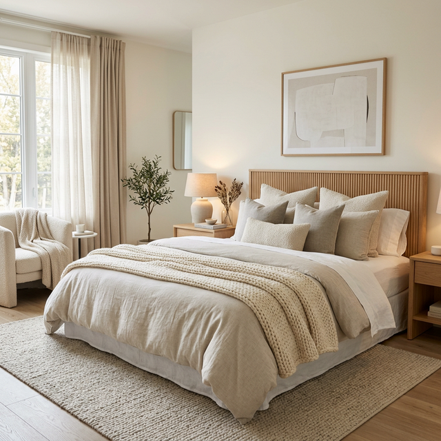 Chambre élégante Home Staging